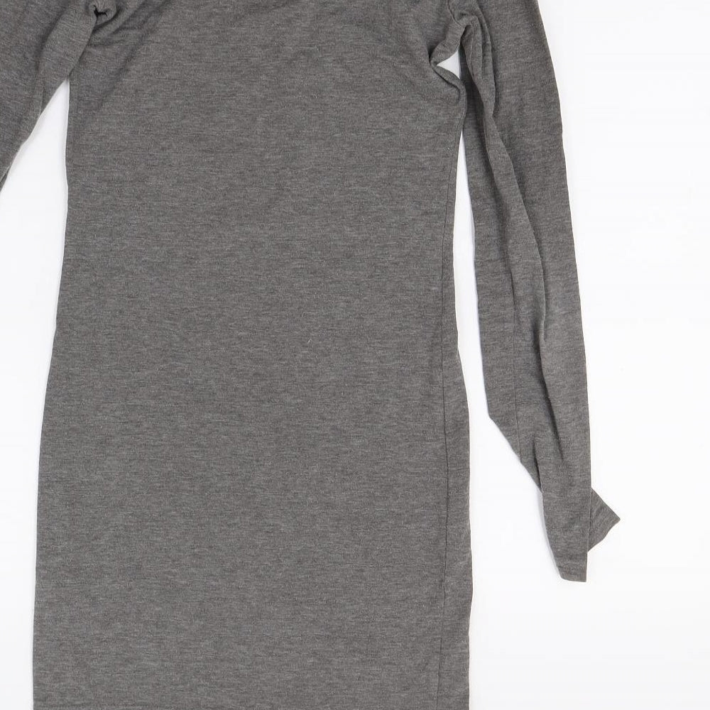 Divided Womens Grey Jumper Dress Size XS