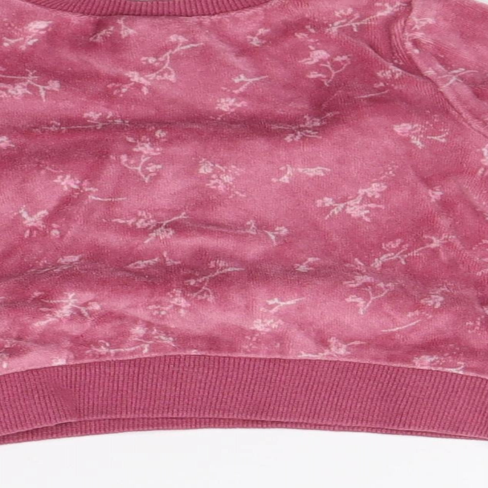 NEXT Baby Red Fleece Pullover Jumper Size 0-3 Months