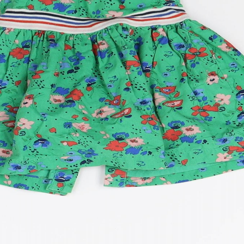 NEXT Girls Green Floral A-Line Size 0-3 Months