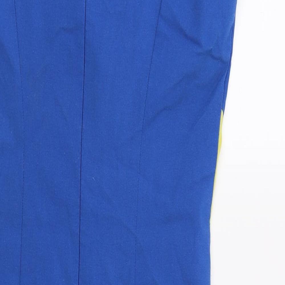 Star Womens Blue Pencil Dress Size 12