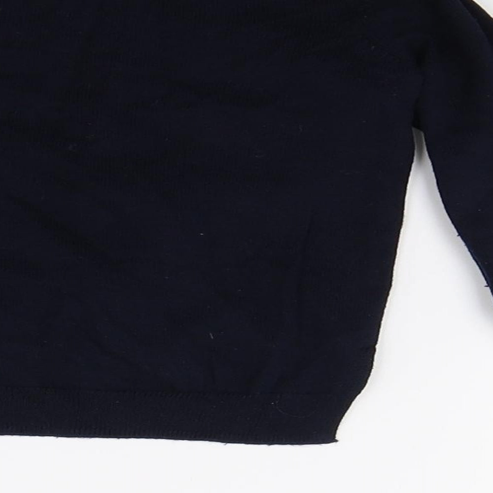 H&M Boys Blue Knit Pullover Jumper Size 2 Years