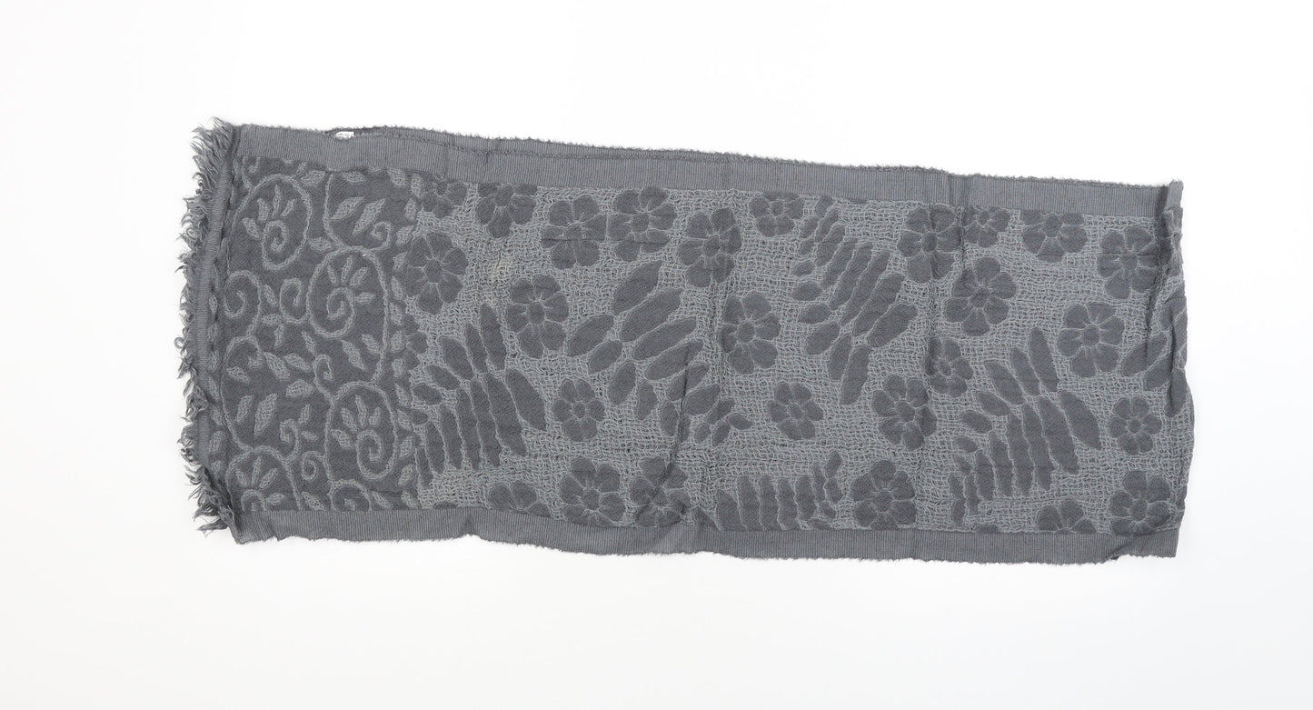 Per Una Womens Grey Floral Shawl/Wrap