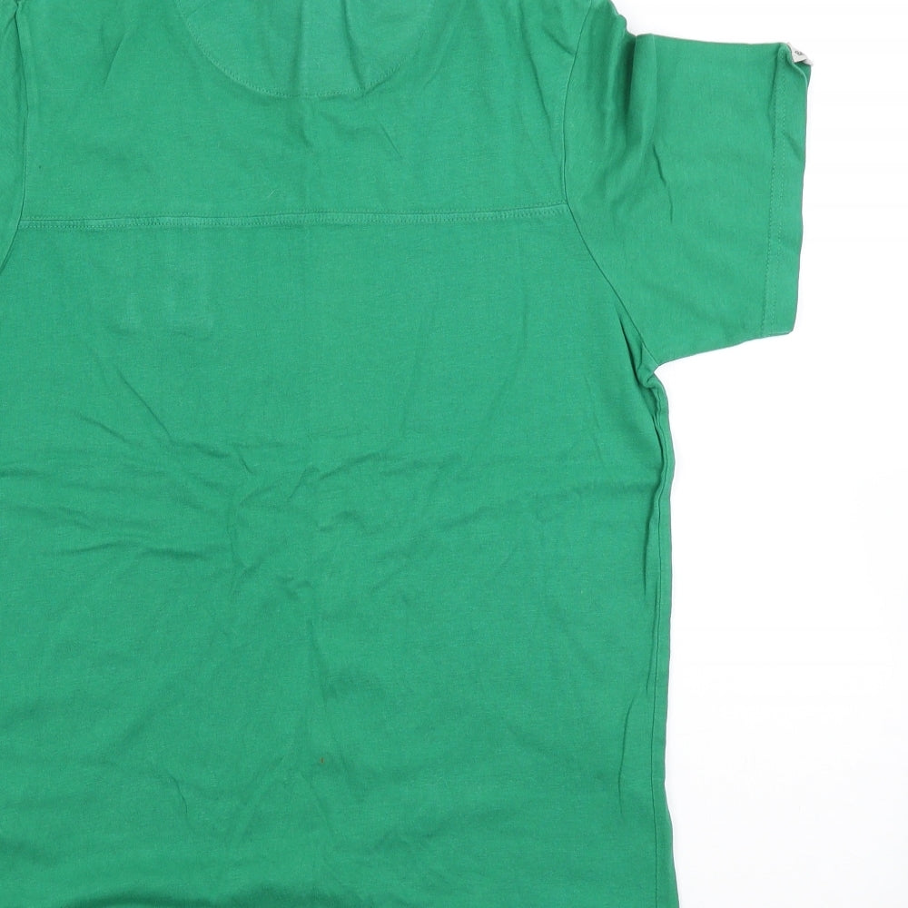 Bellfield Boys Green Basic T-Shirt Size 13 Years