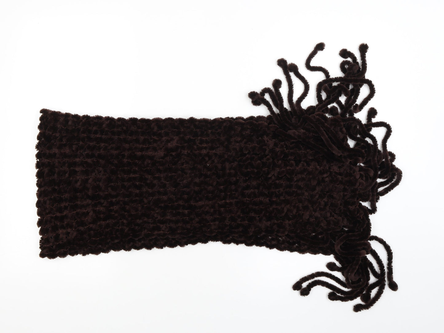 Preworn Womens Brown Scarf