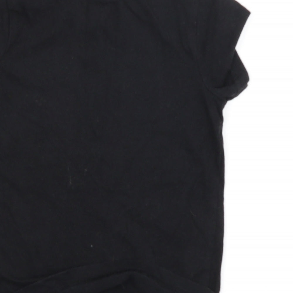 Nutmeg Boys Black Basic T-Shirt Size 2 Years