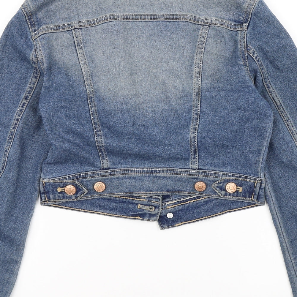 Divided Womens Blue Jacket Size 6