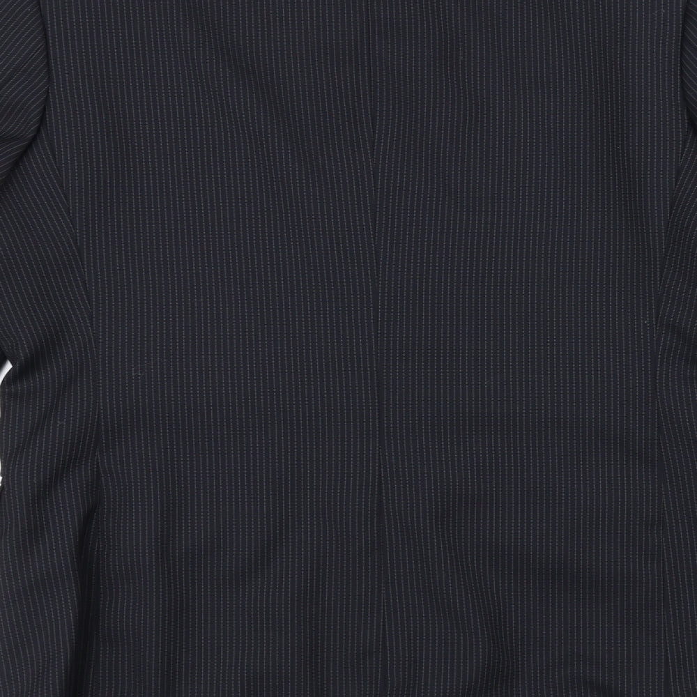 ALAN Mens Black Jacket Suit Jacket Size 42