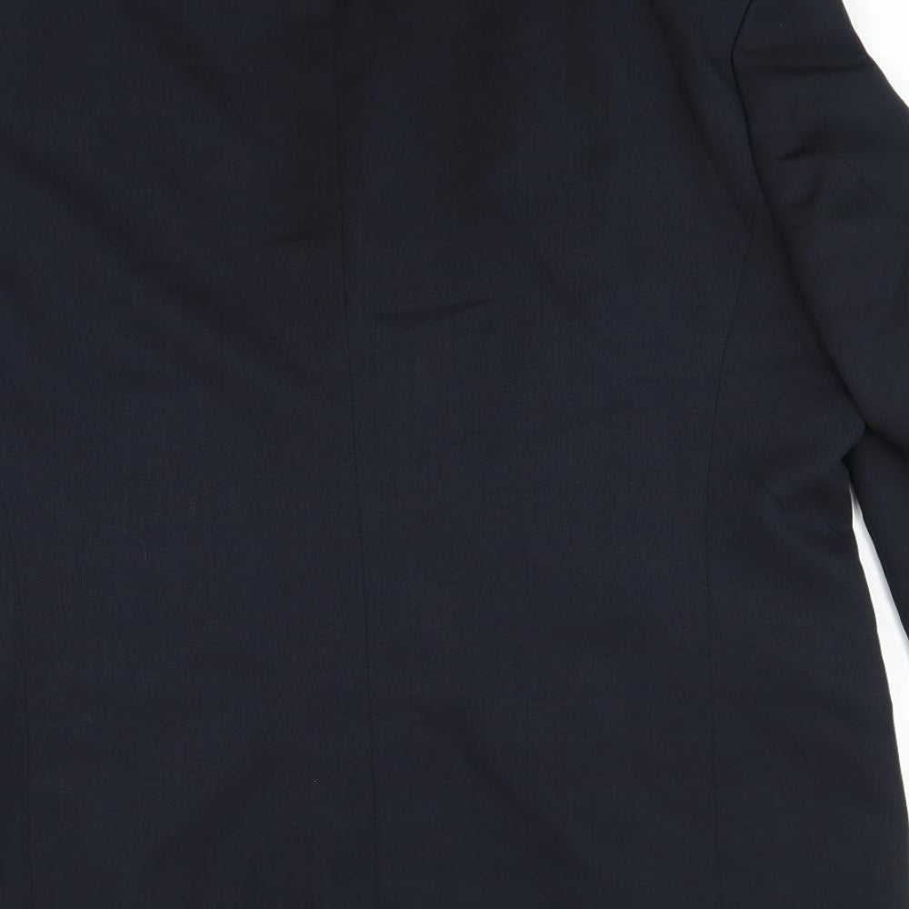 SAVATINI Mens Blue Jacket Suit Jacket Size 42
