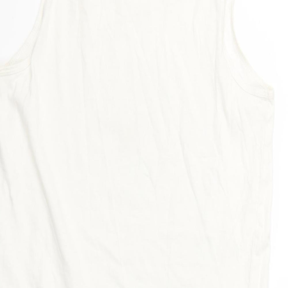 Cedarwood State Womens White Basic Blouse Size S