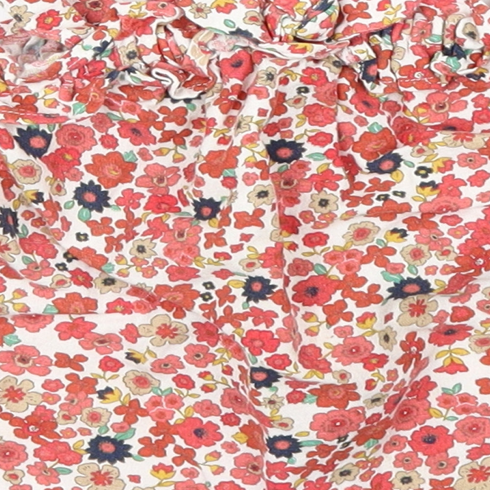 Preworn Girls Multicoloured Floral Shift Size 12-18 Months