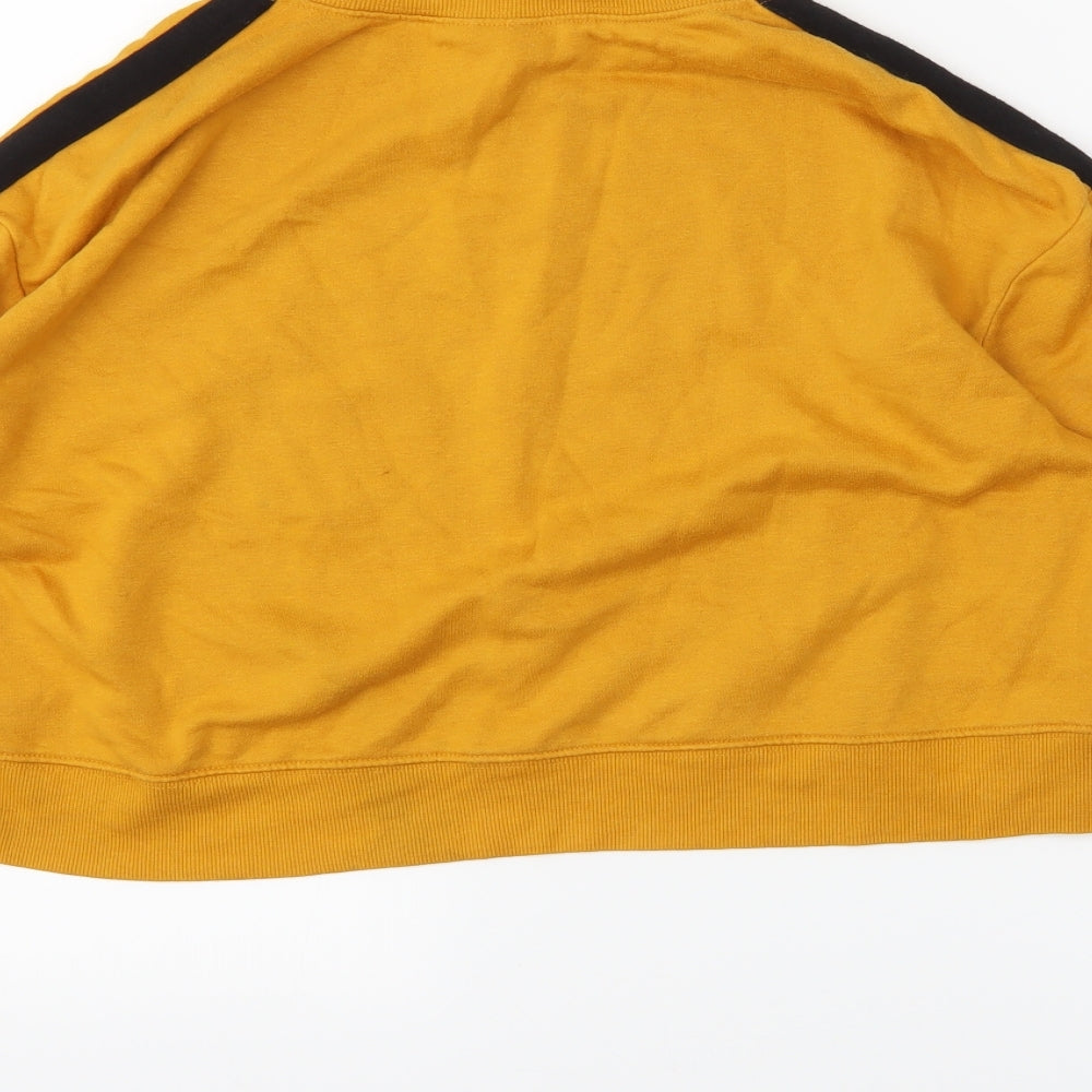 H&M Womens Yellow Pullover Jumper Size M