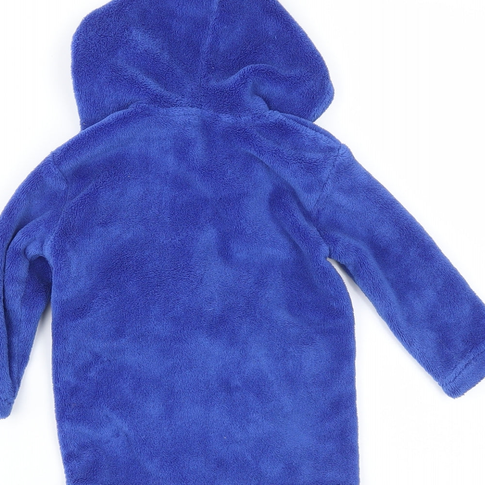 Earlydays Boys Blue Solid Capri Robe Size 6-9 Months