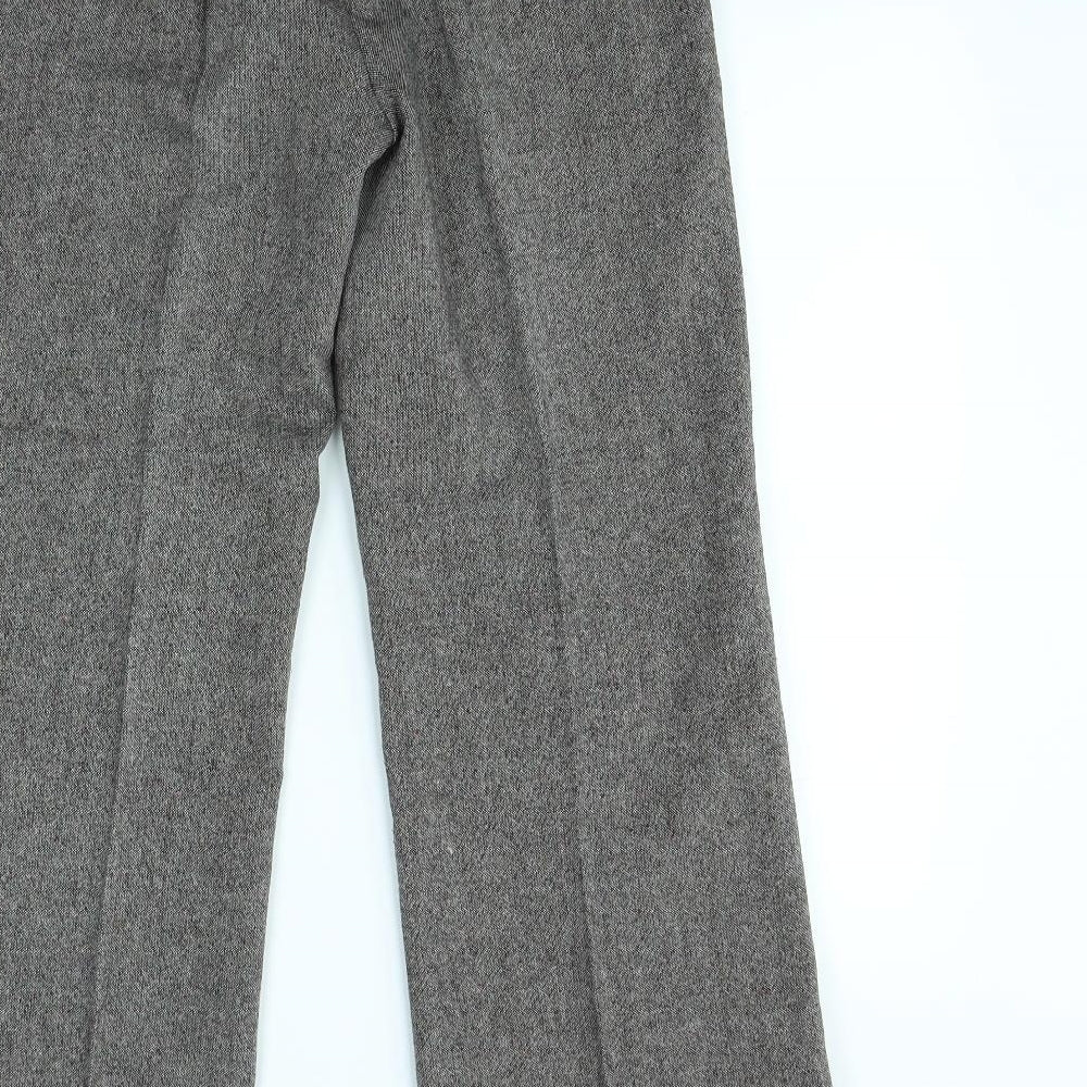 Preworn Womens Brown Dress Pants Trousers Size 12 L30 in