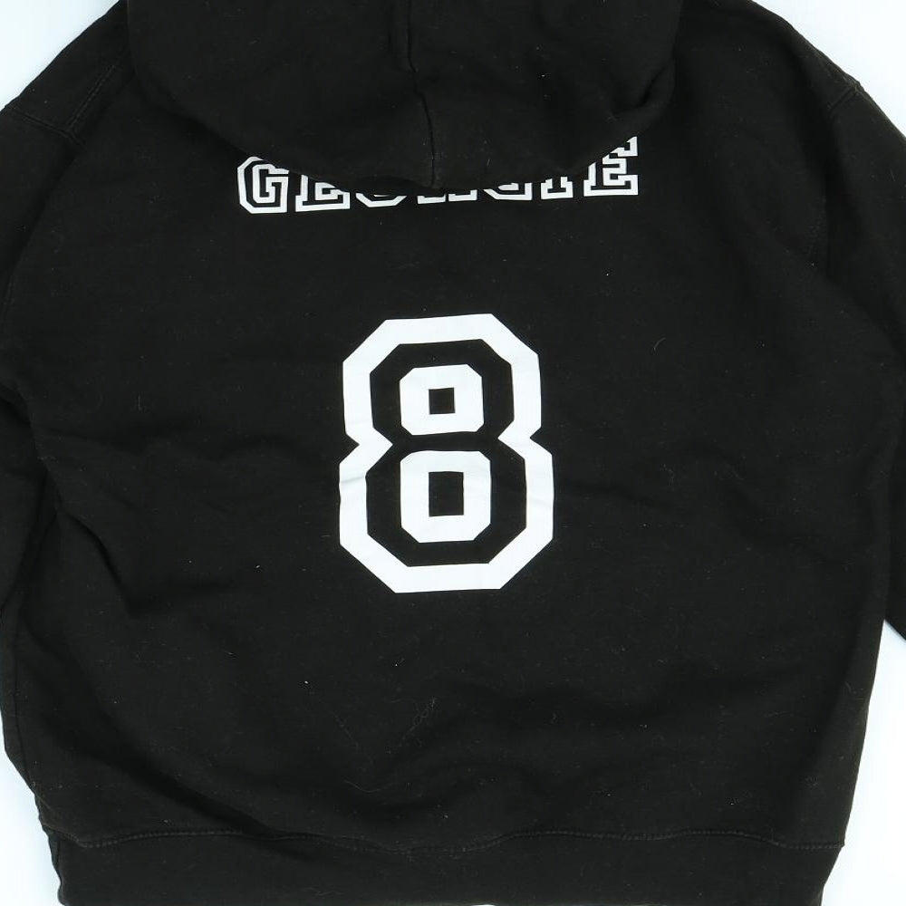 AWD Mens Black Pullover Hoodie Size S - Georgie name on back