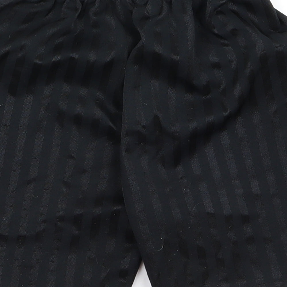 Preworn Boys Black Ramie Sweat Shorts Size S - v