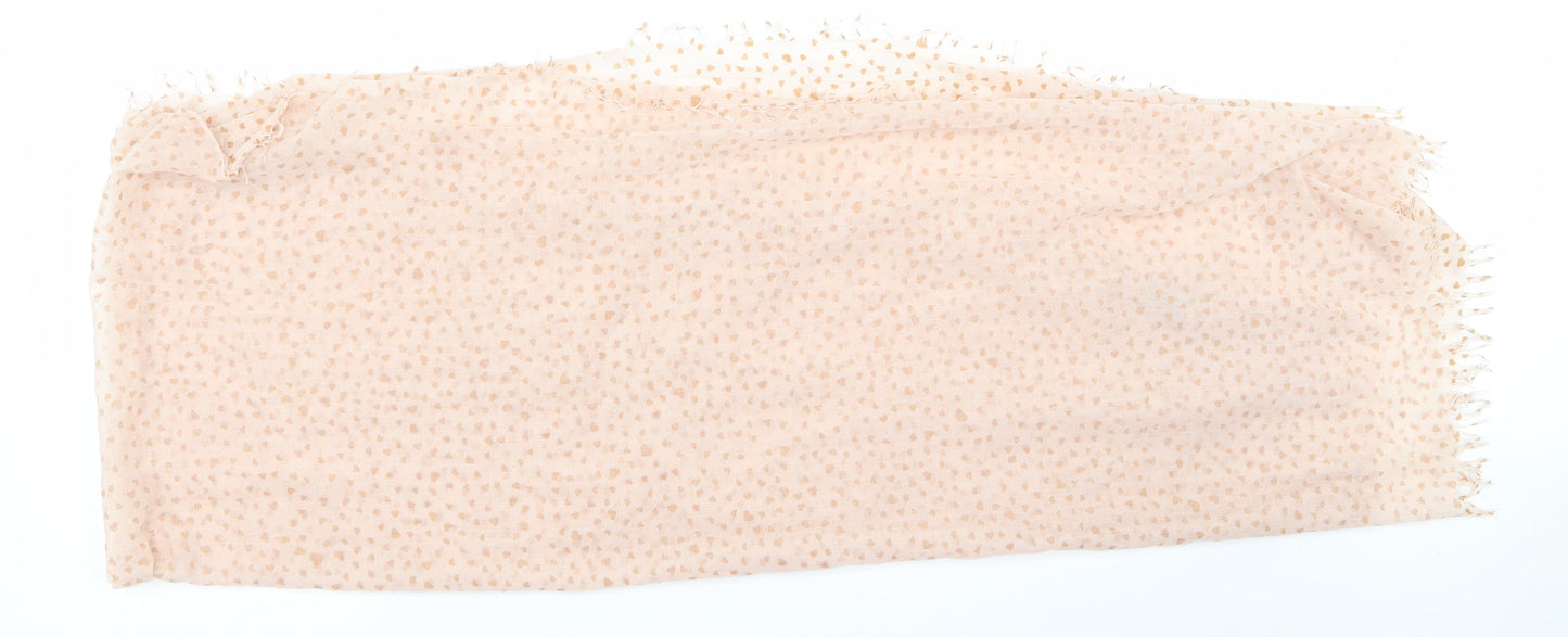 Preworn Unisex Pink Polka Dot Scarf