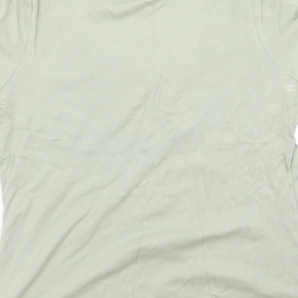 m&s Womens Green Basic Blouse Size 16