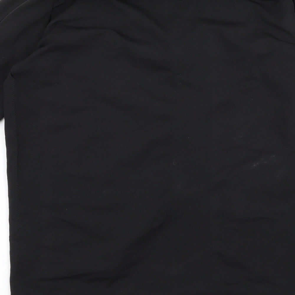 Adore Womens Black Windbreaker Jacket Size L