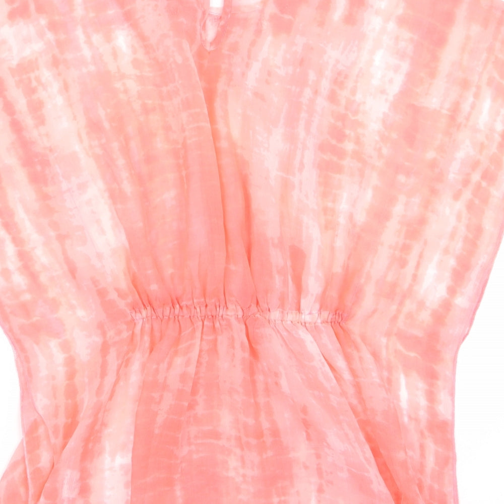 yd Girls Pink Basic Blouse Size 8 Years