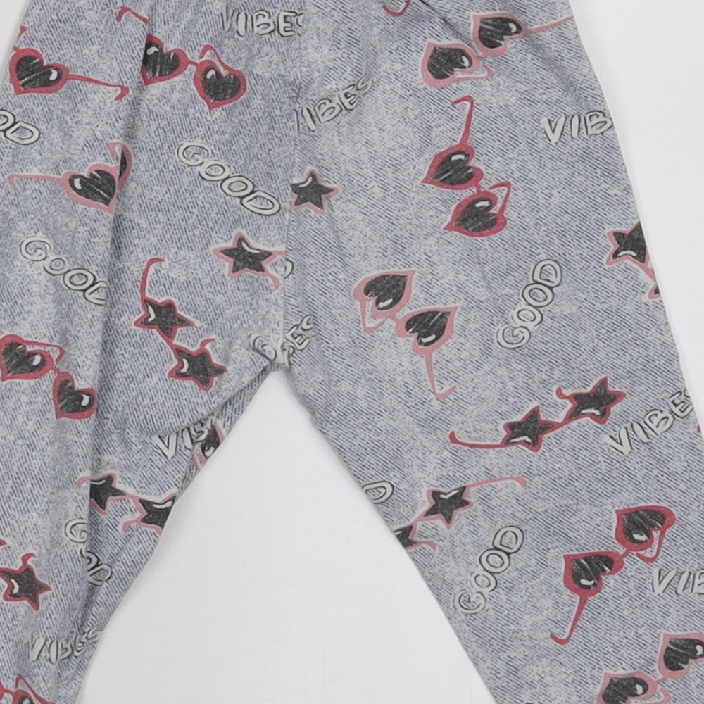 ZARA Girls Girls Blue Capri Trousers Size 6-9 Months
