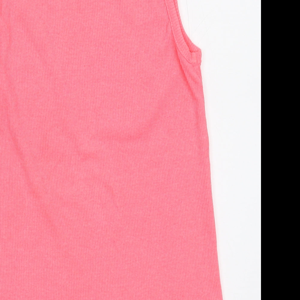George Girls Pink Basic Tank Size 10-11 Years