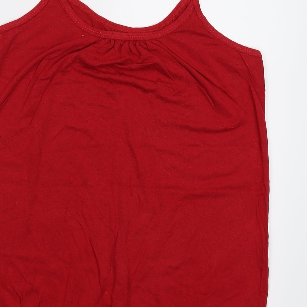 Preworn Womens Red Basic Tank Size M