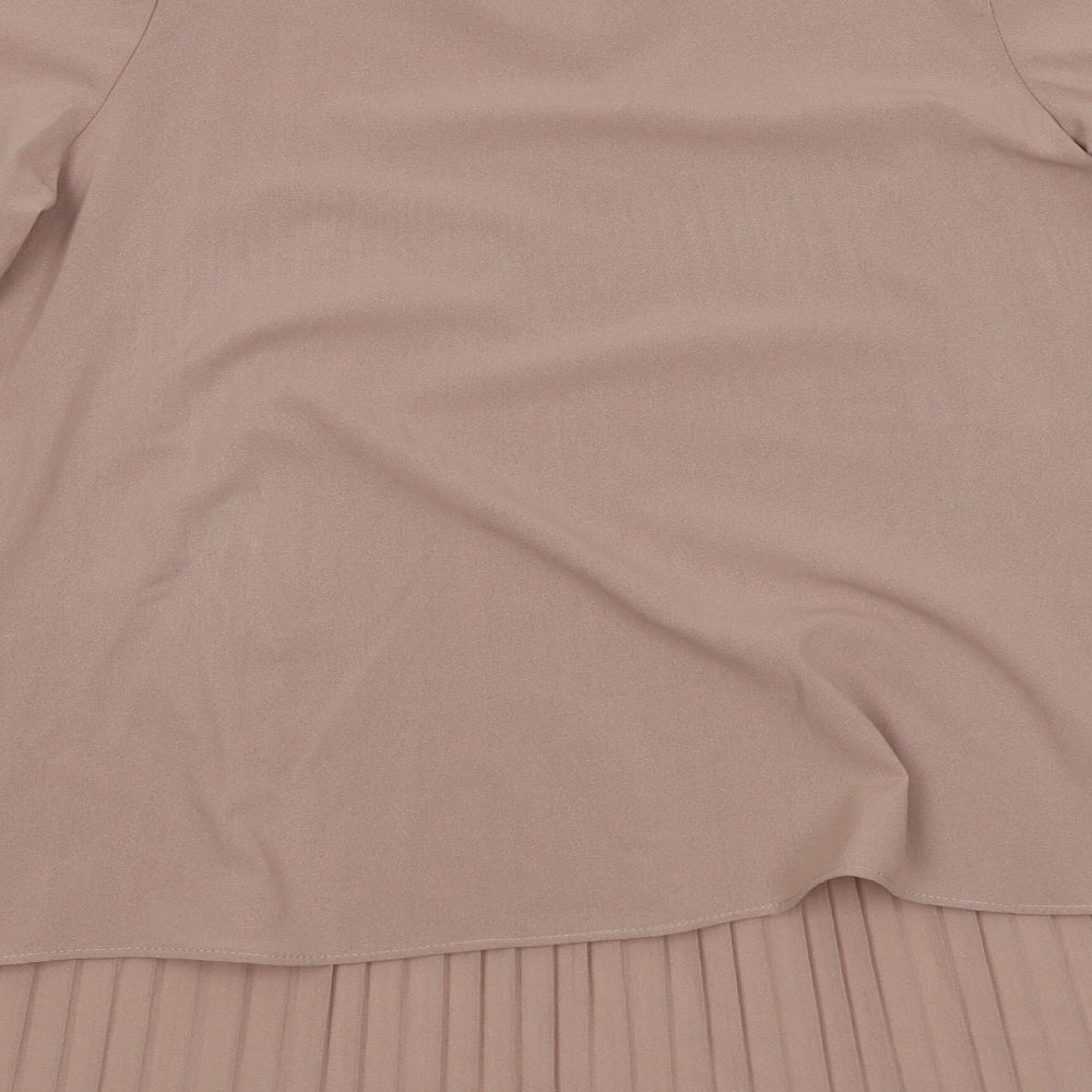 Zanzea Womens Beige Camisole T-Shirt Size 12