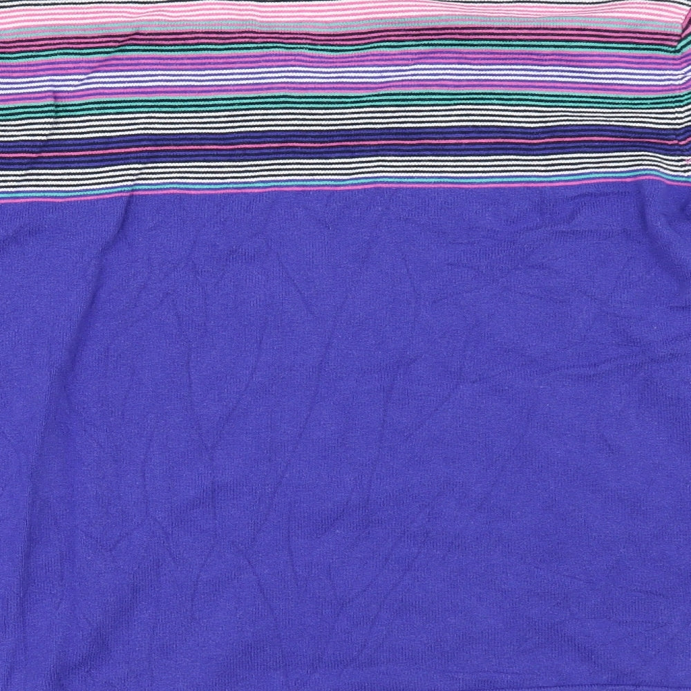 Jessica Graaf Womens Purple Pullover Jumper Size M