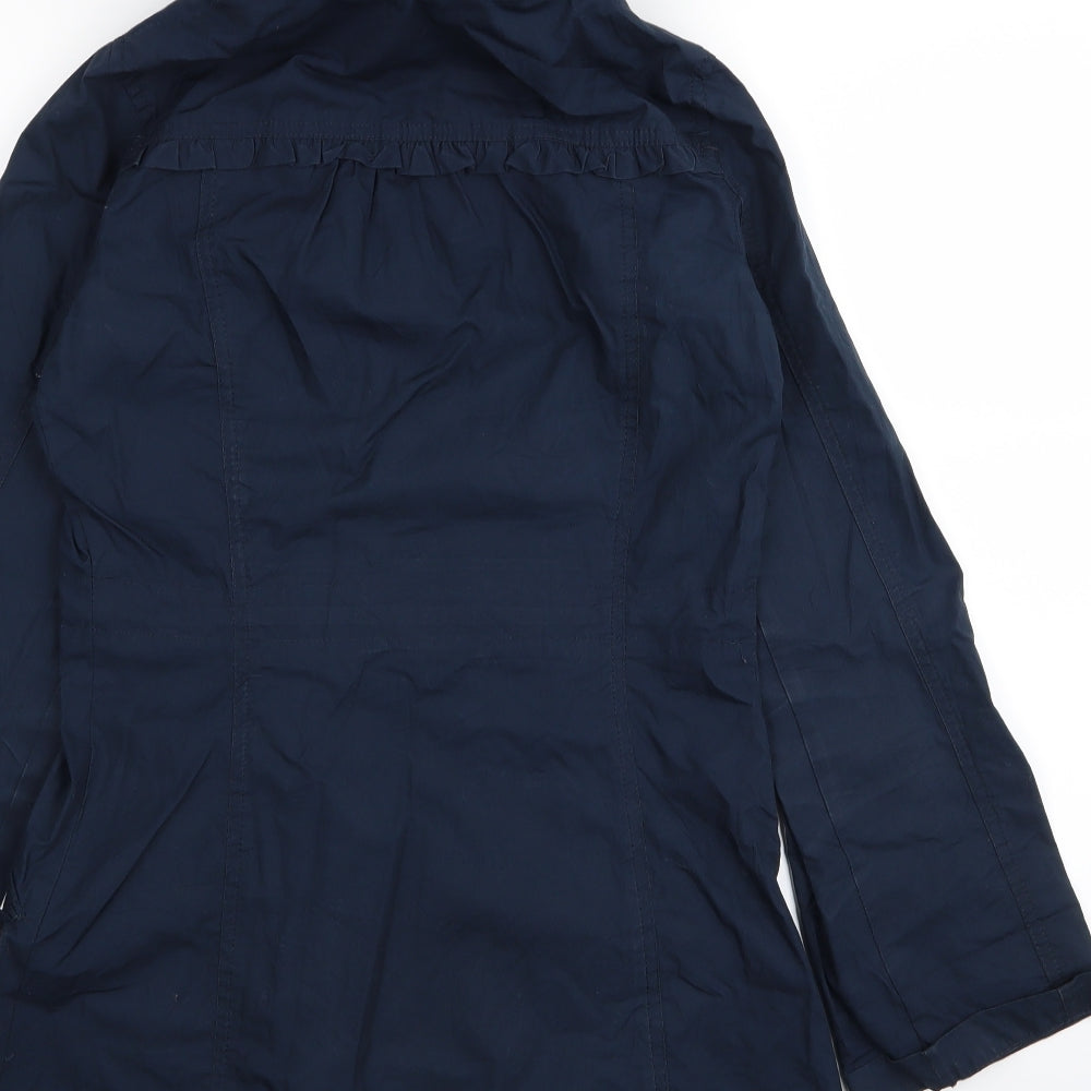 denim and co Womens Blue Jacket Coat Size 8