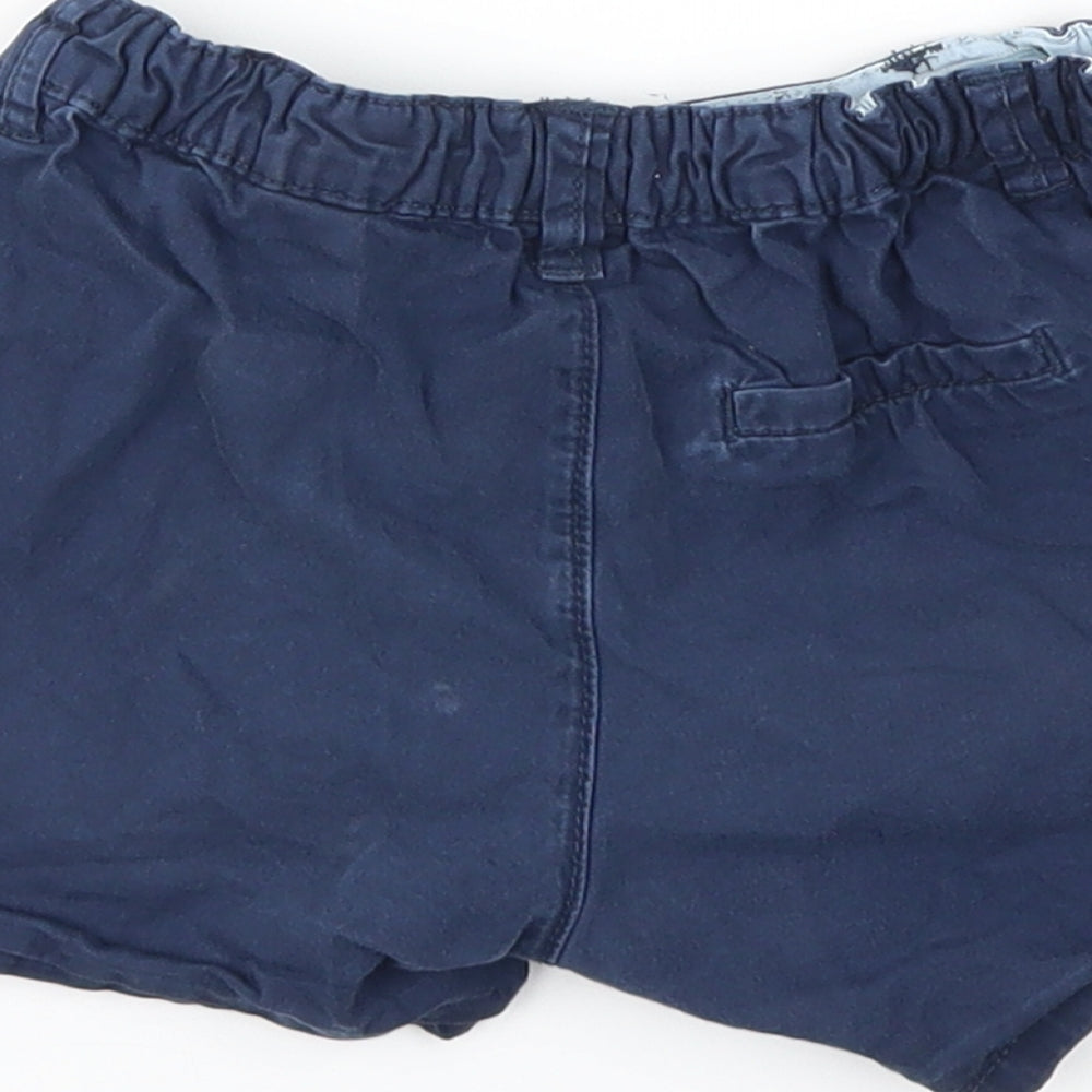 H&M Boys Blue Chino Shorts Size 2-3 Years