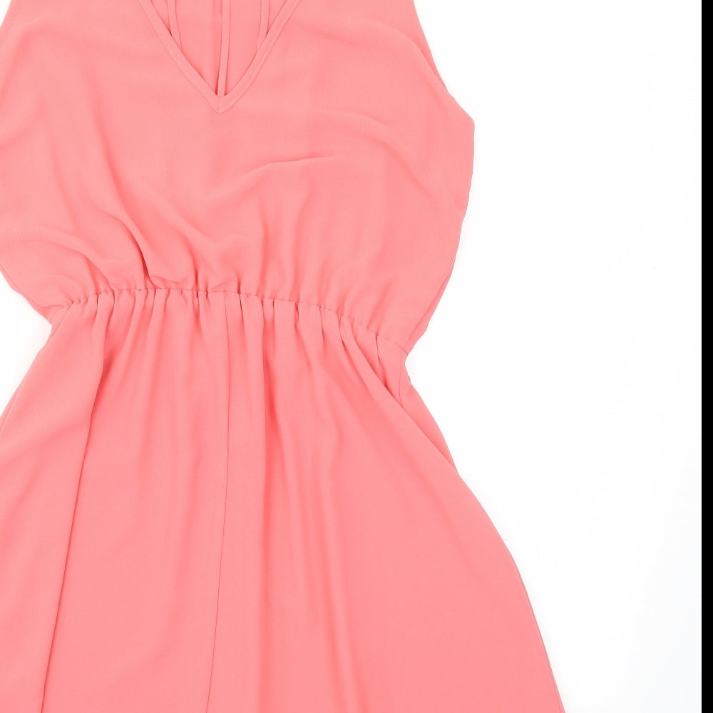Glamorous Womens Pink Fit & Flare Size 10