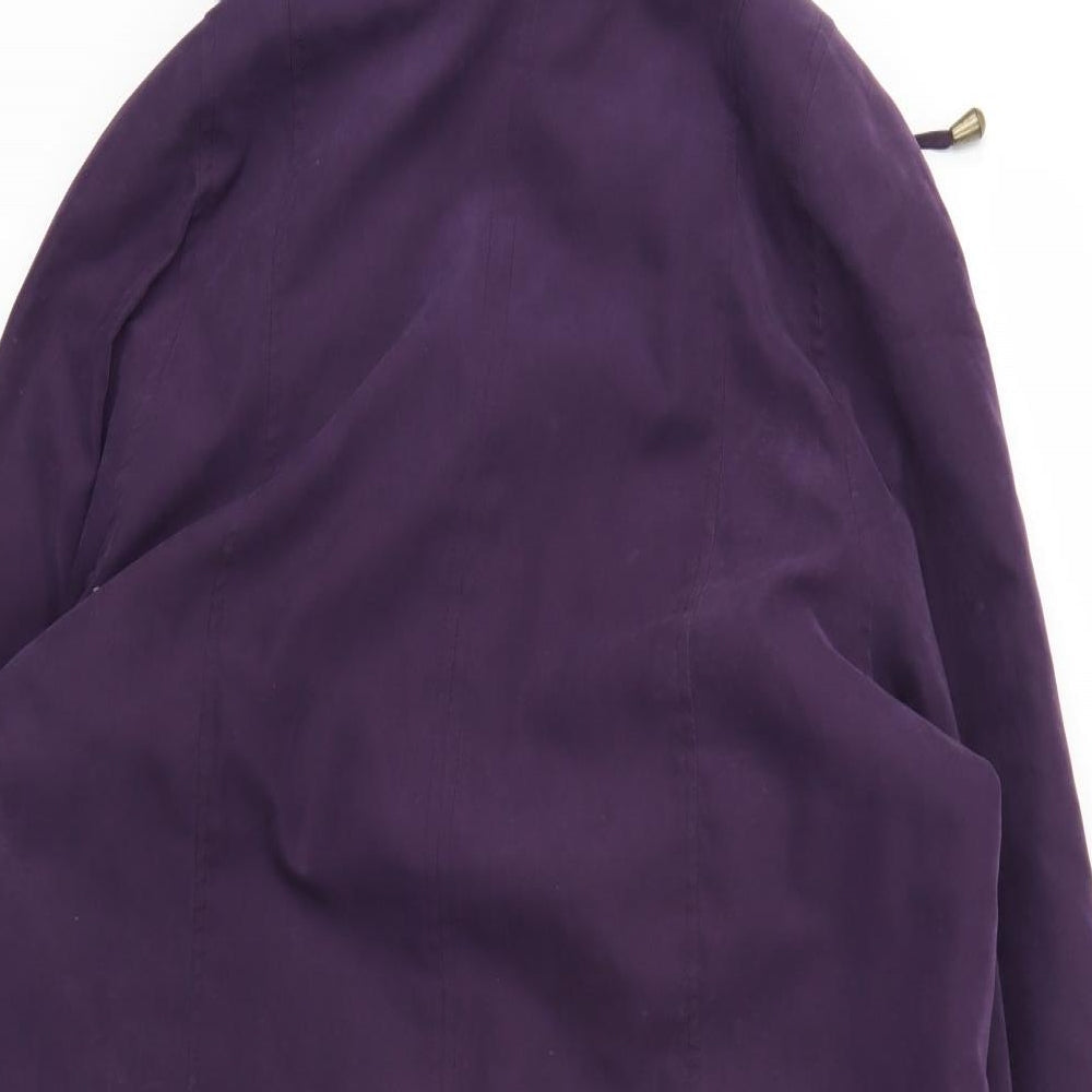 Bonmarché Womens Purple Jacket Coat Size S