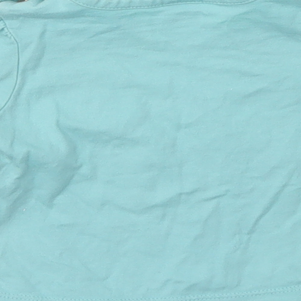 TU Blue Animal Print Basic T-Shirt Size 3-6 Months