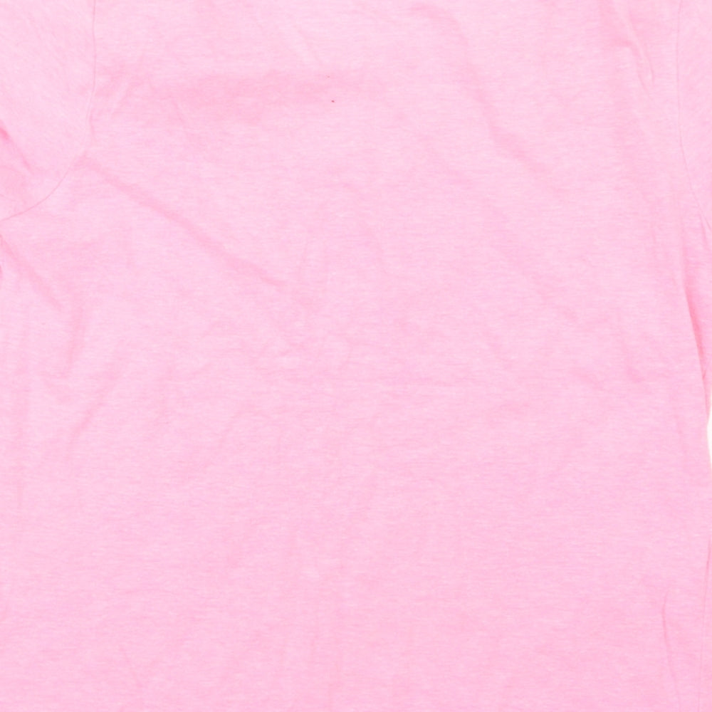 Pep&Co Girls Pink Basic T-Shirt Size 9-10 Years