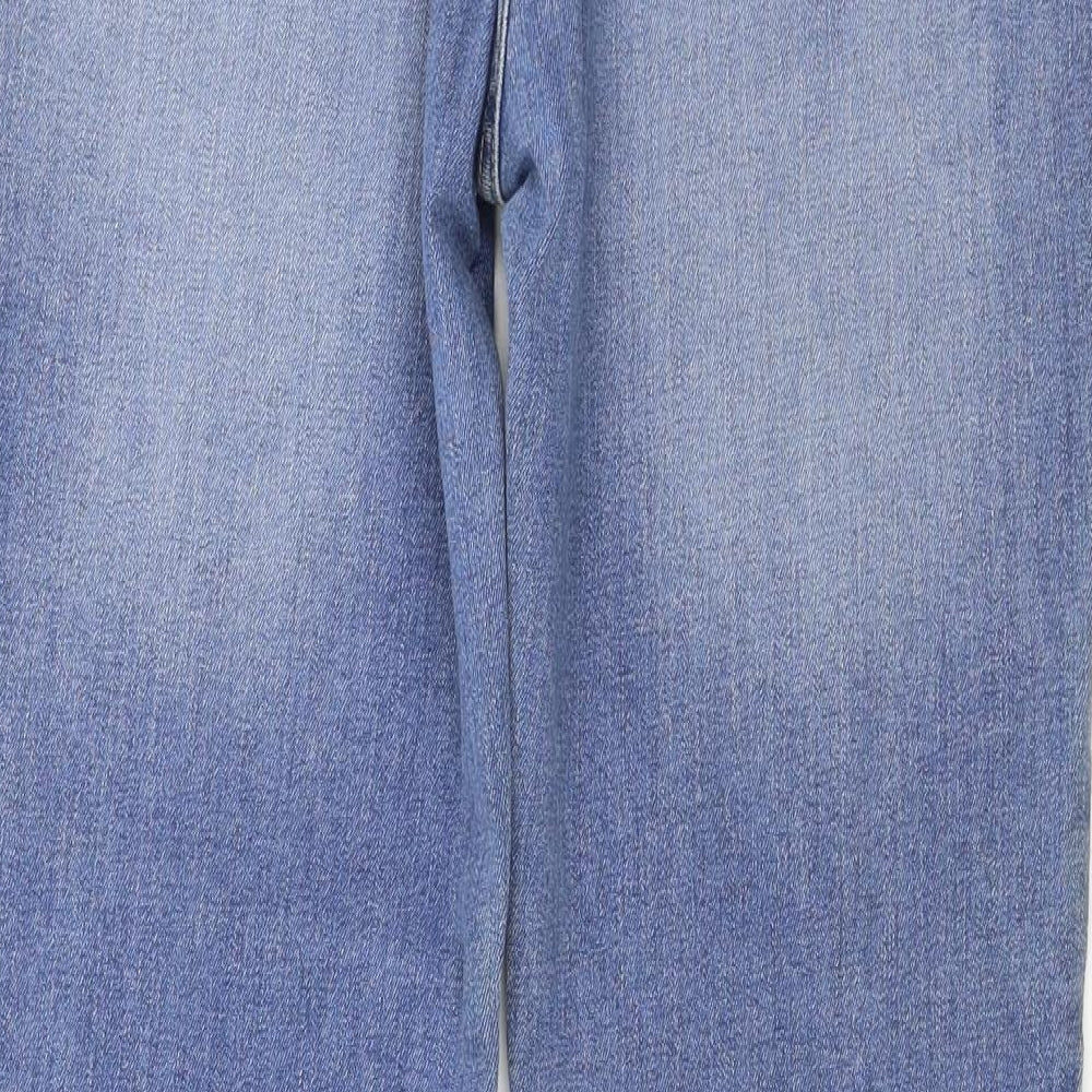 Preworn Womens Blue Straight Jeans Size 32 in L26 in