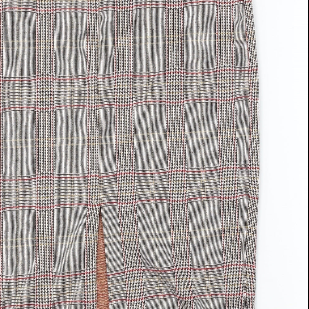 George Womens Grey Check Bandage Skirt Size 30 in