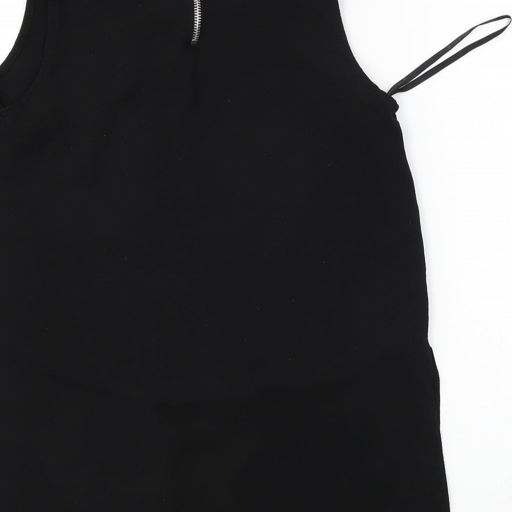 Atmosphere Womens Black Basic Blouse Size 10