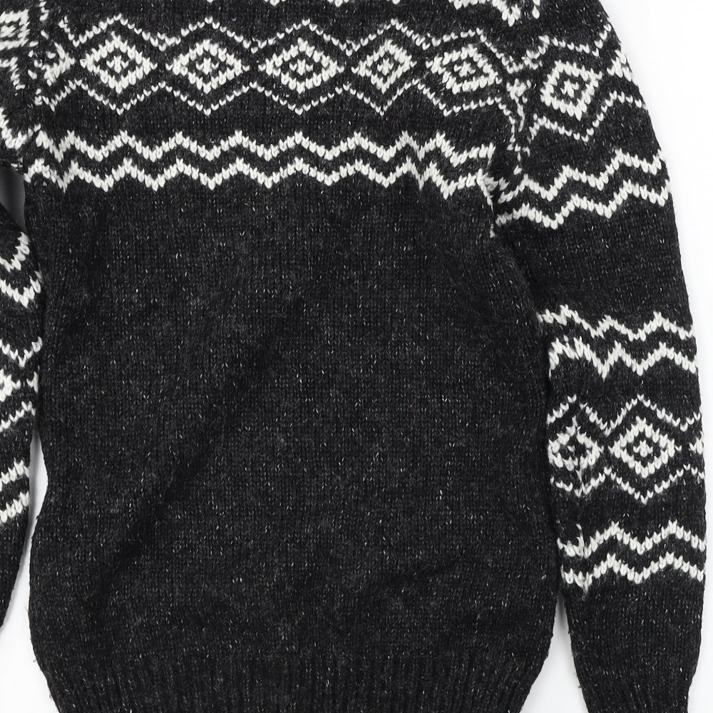 Kersh Womens Black Pullover Jumper Size S