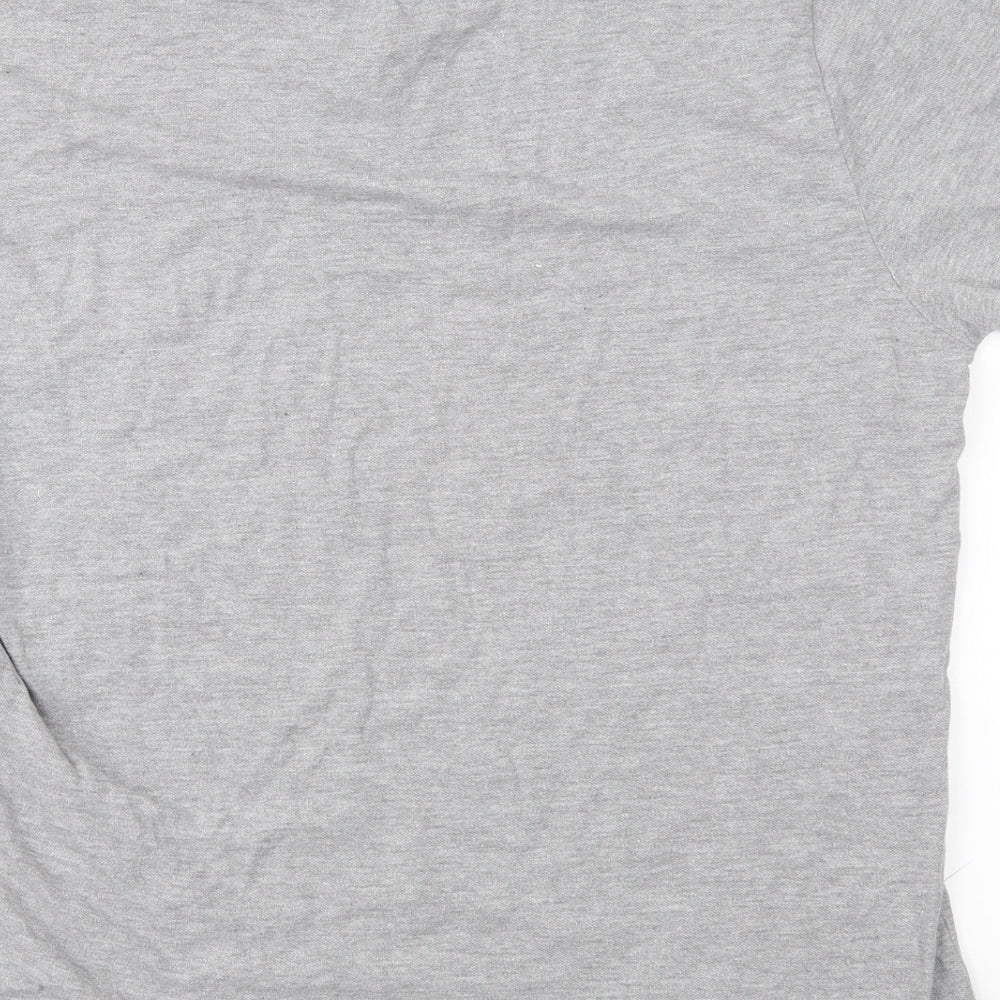 George Mens Grey Polo Size L