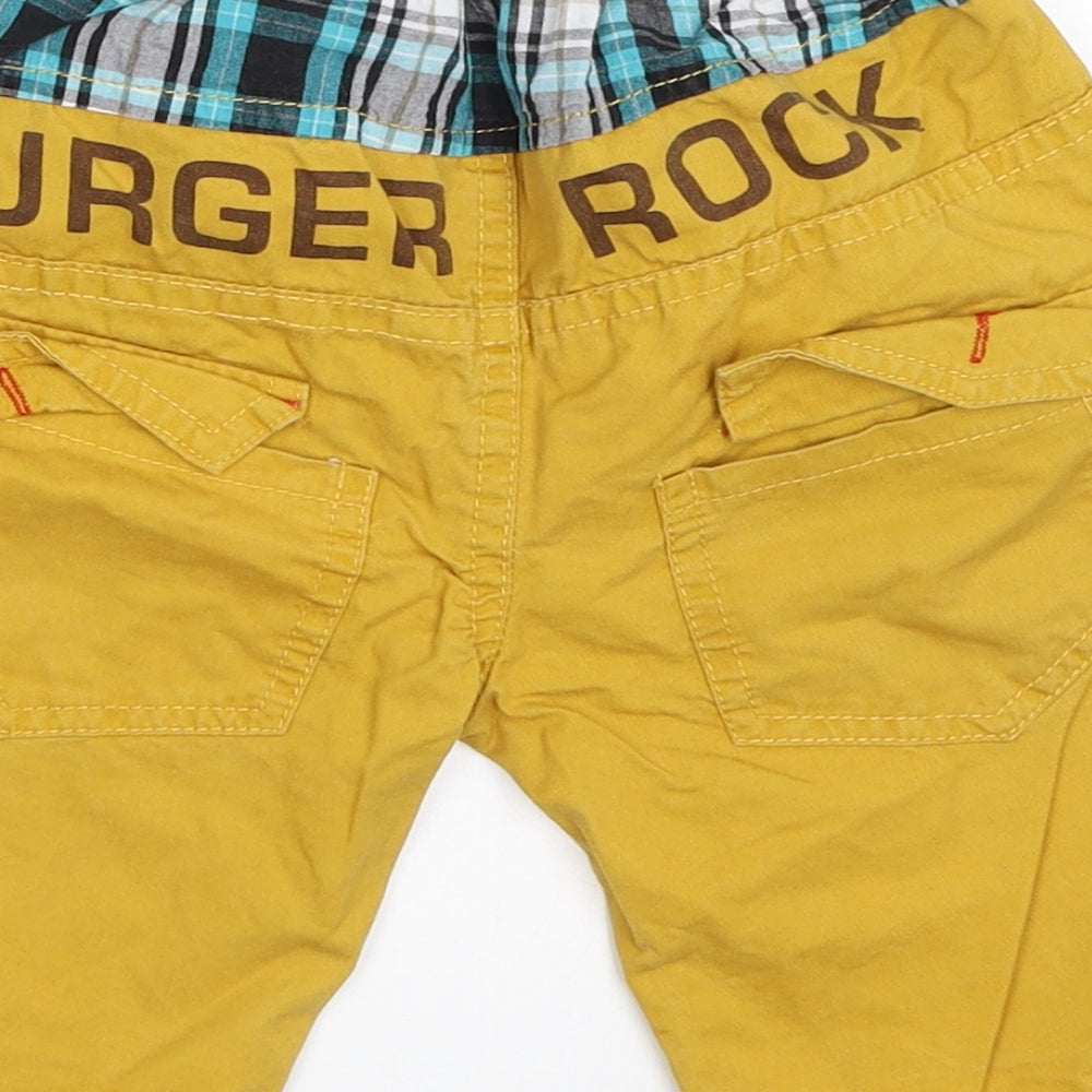 Pudding Boys Yellow Bermuda Shorts Size 6 Years