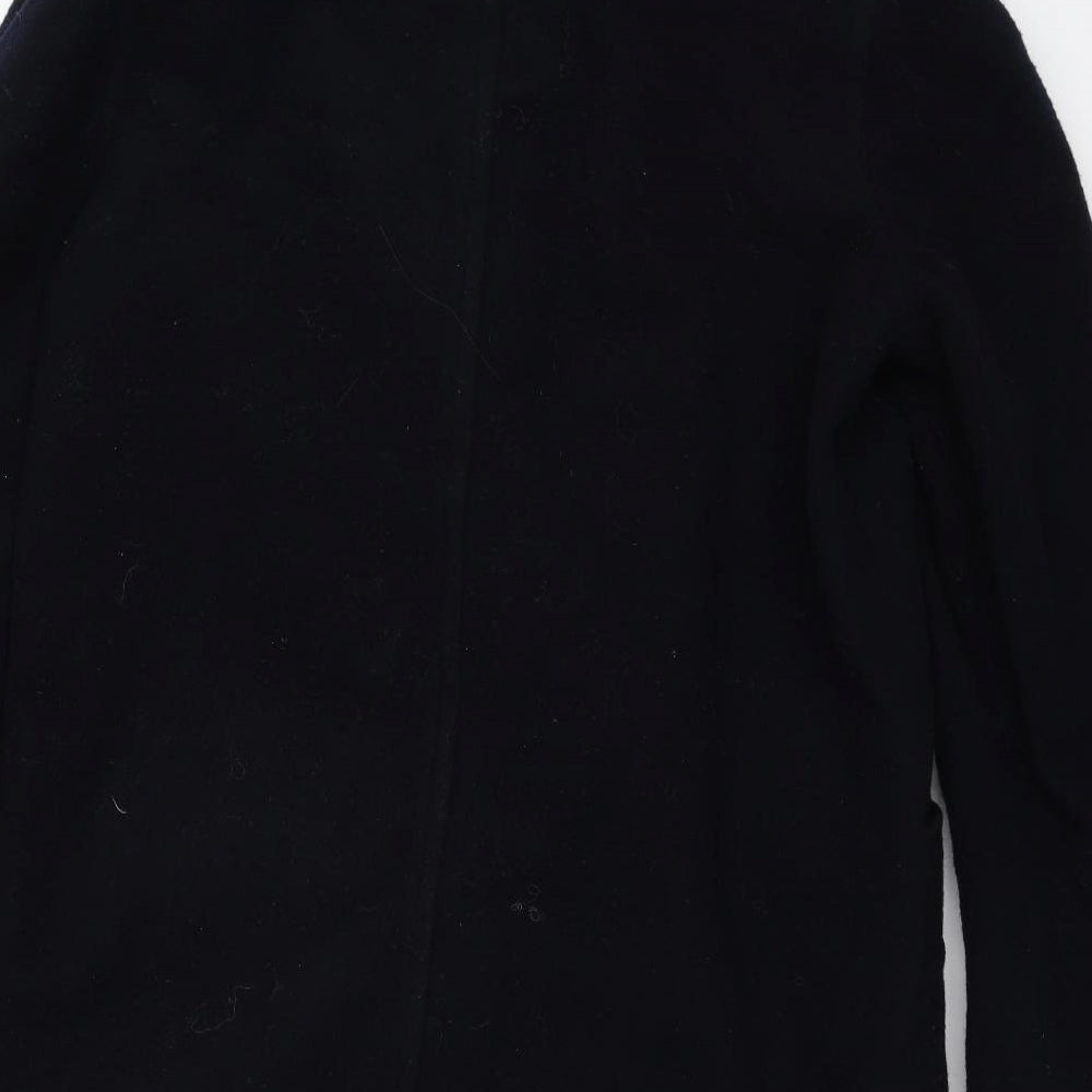 Astraka Womens Blue Overcoat Coat Size 10