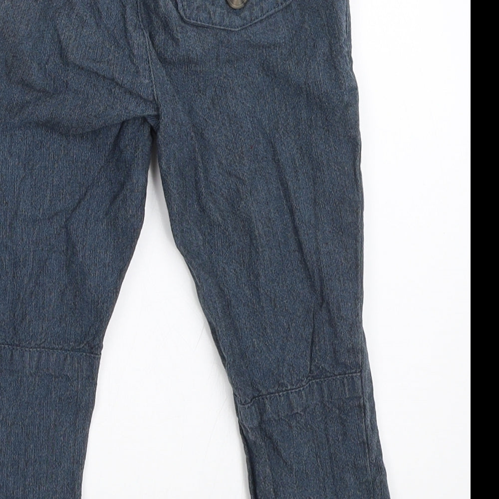Mini Club Boys Blue Capri Trousers Size 12-18 Months