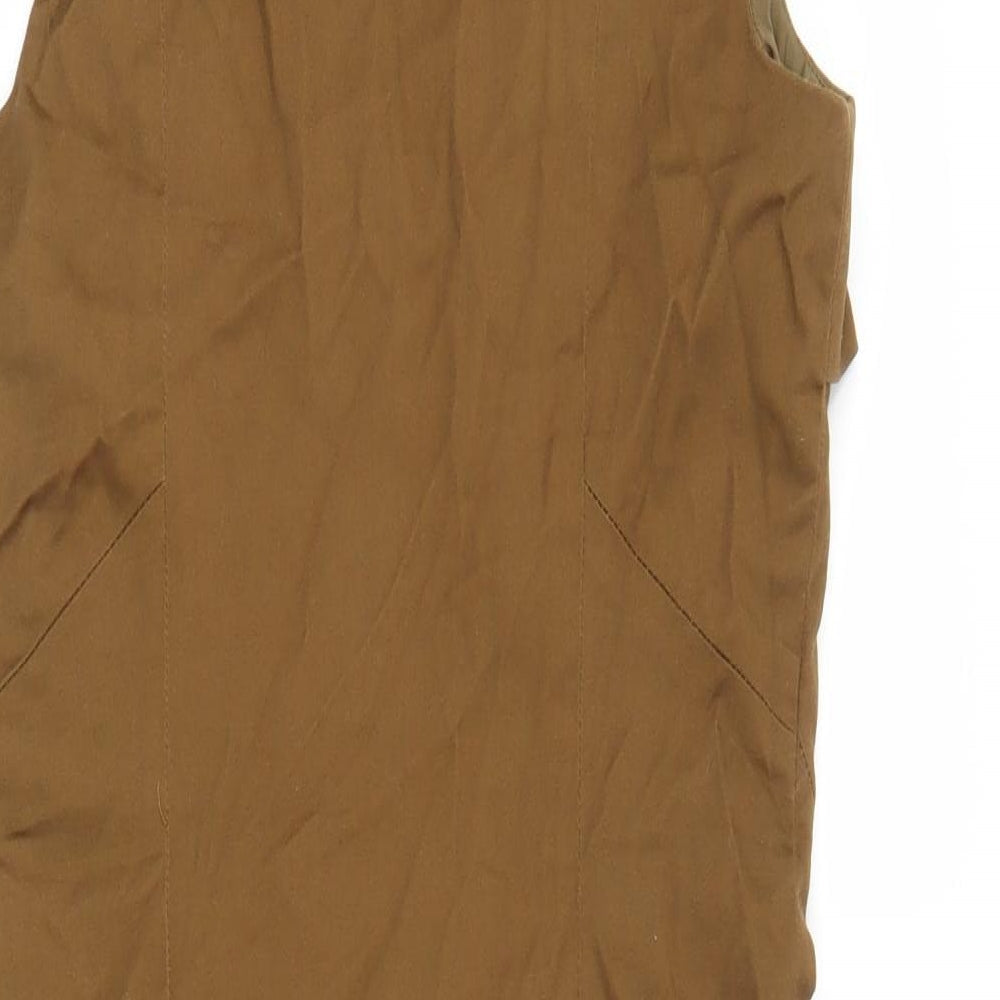 Full Circle Womens Brown Sheath Size 8