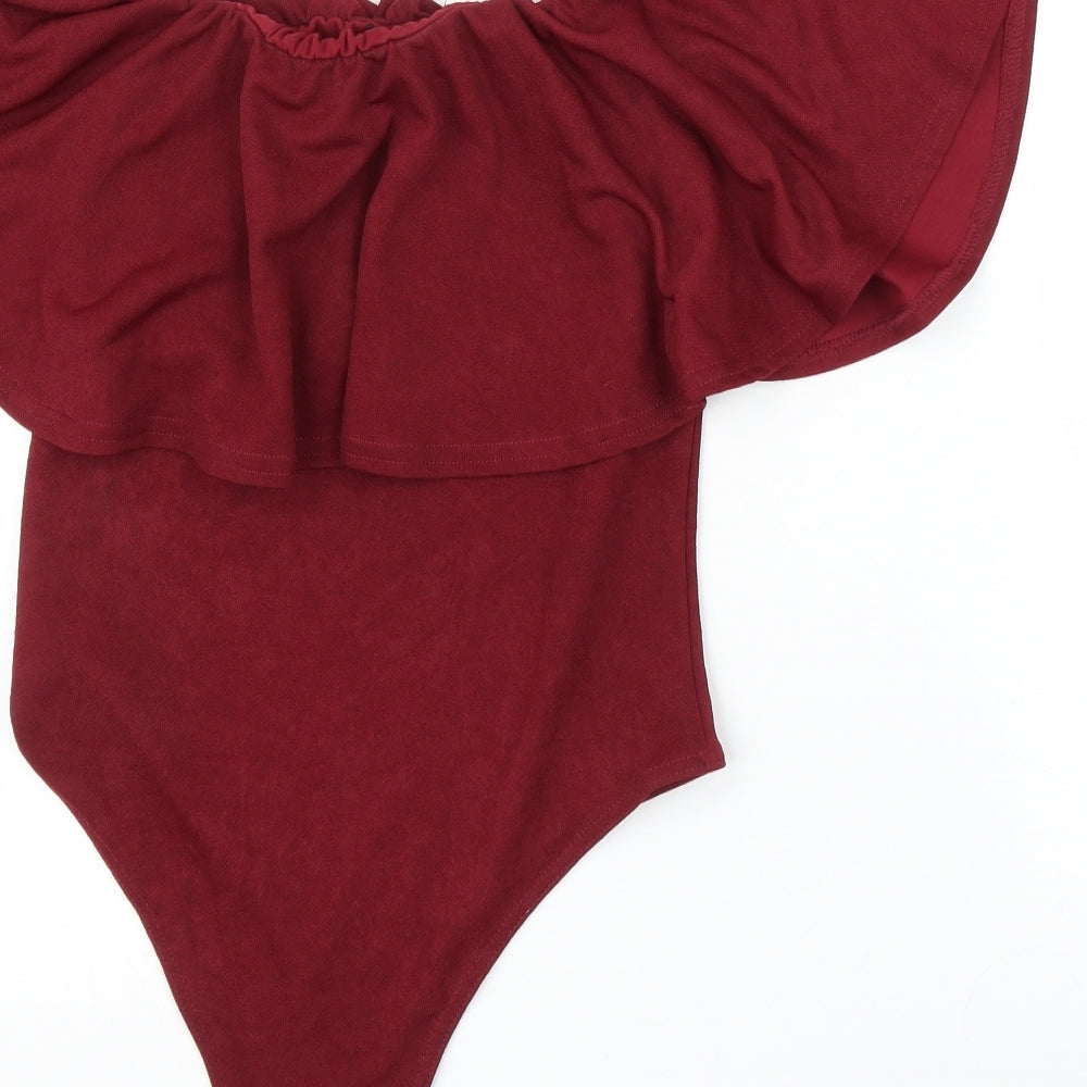 PRETTYLITTLETHING Womens Purple Leotard One-Piece Size 8
