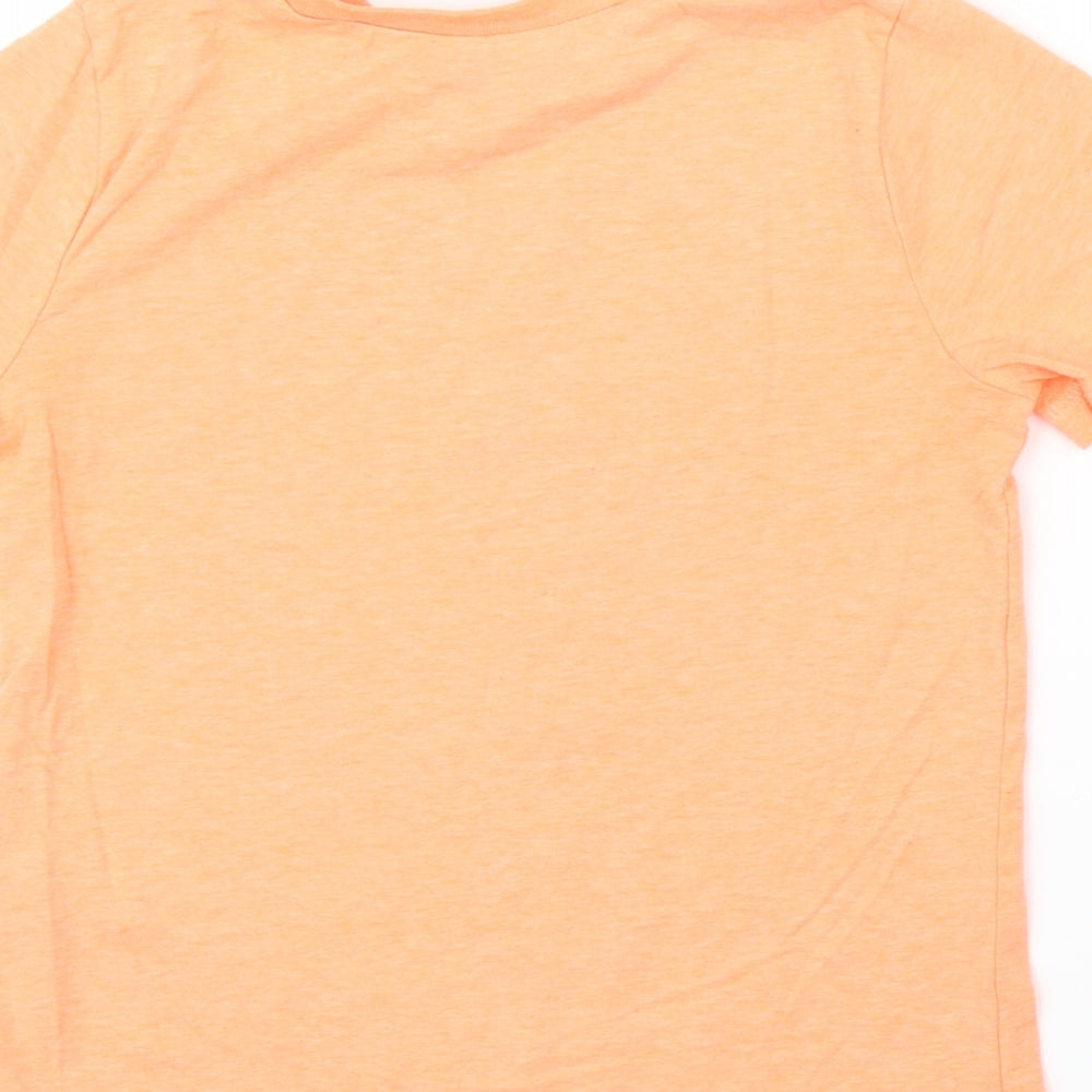 George Boys Orange Basic T-Shirt Size 6-7 Years