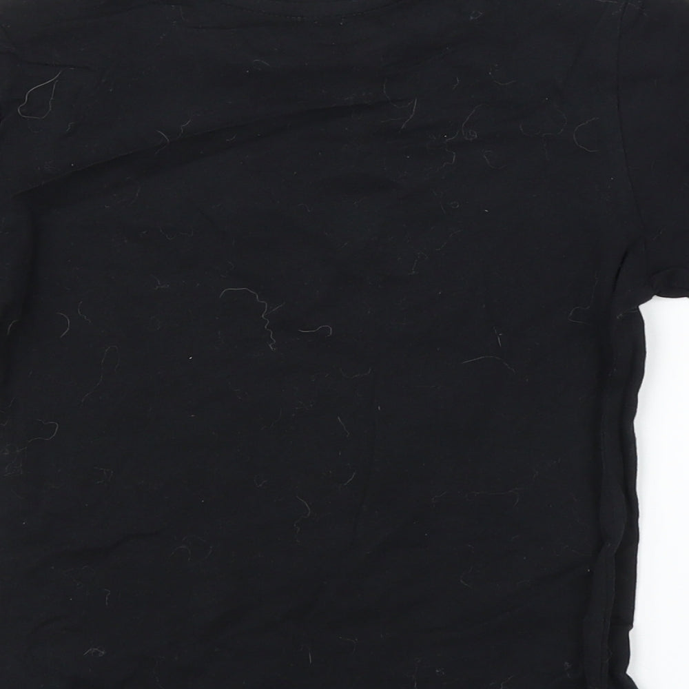 Pep&Co Boys Black Basic T-Shirt Size 6 Years