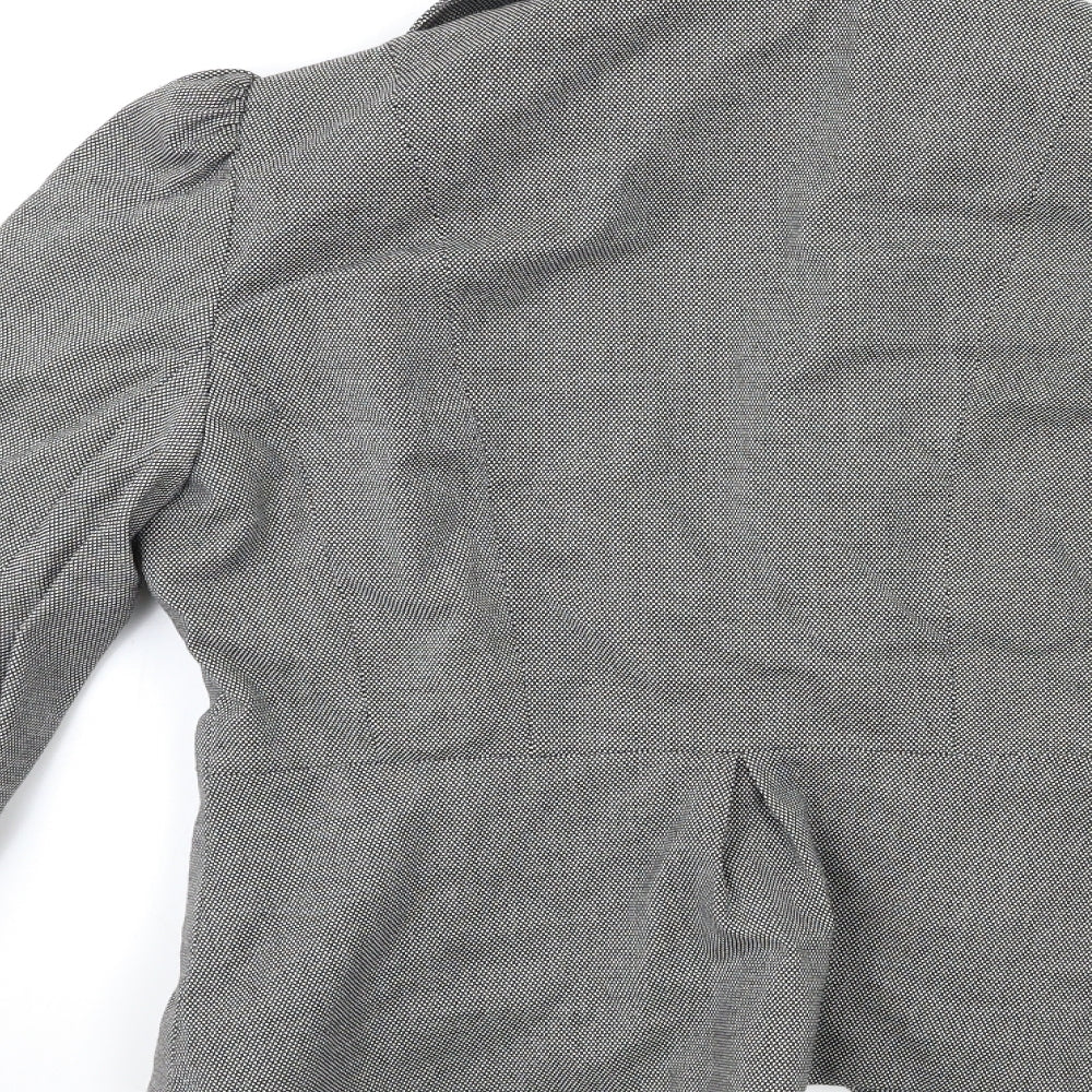 Dorothy Perkins Womens Grey Overcoat Coat Size 14