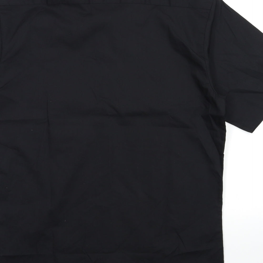 Premier Mens Black Button-Up Size 14.5