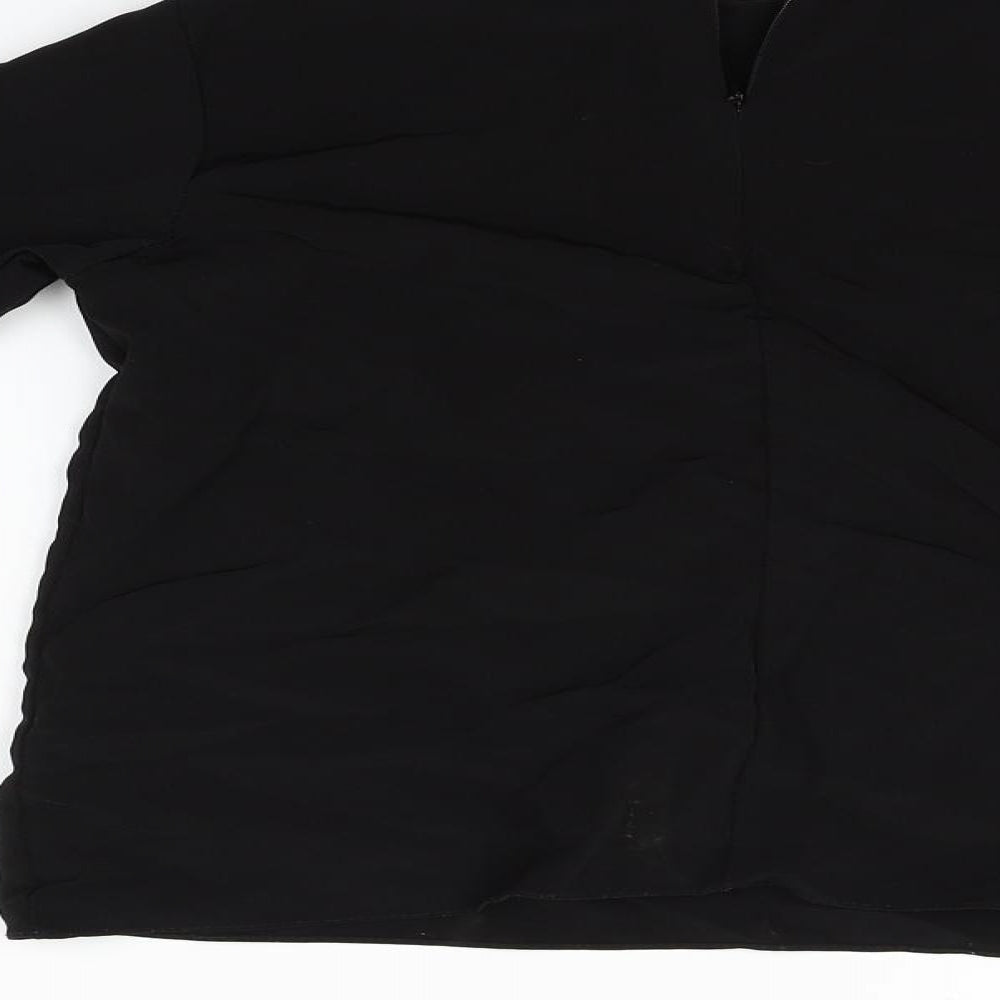 darphin Womens Black Basic Blouse Size M
