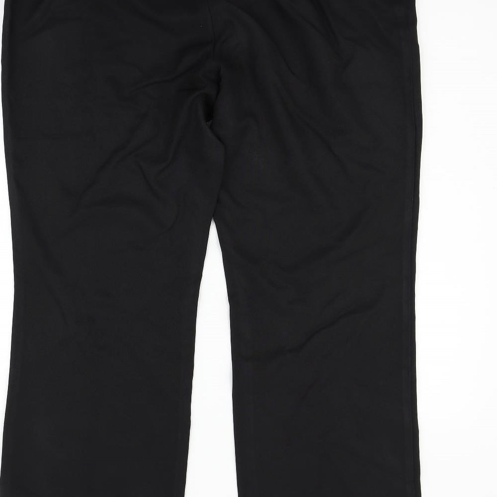 papapa Womens Black Trousers Size 16 L27 in